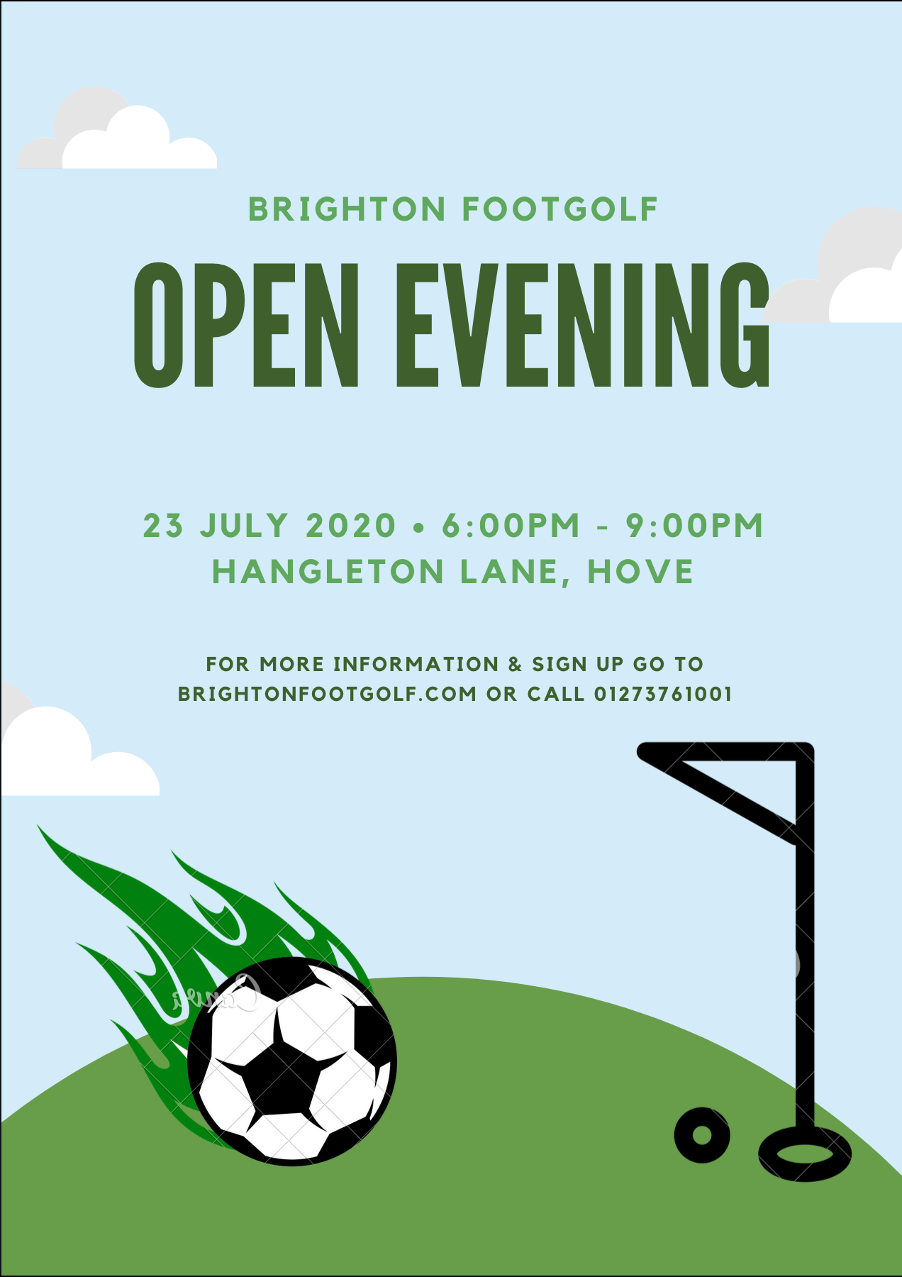 Brighton Footgolf Open Evening